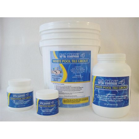 WHOLE-IN-ONE 1 lbs White Sanded Pool Tile Grout Repair WH1005337